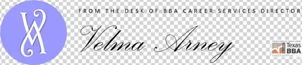 Bba Career Services Director, Velma Arney, Answers - Calligraphy