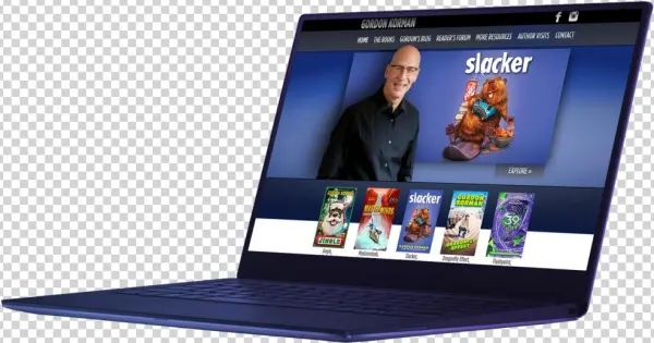 Com Website States In Dell Laptop Frame 0032 - Slacker