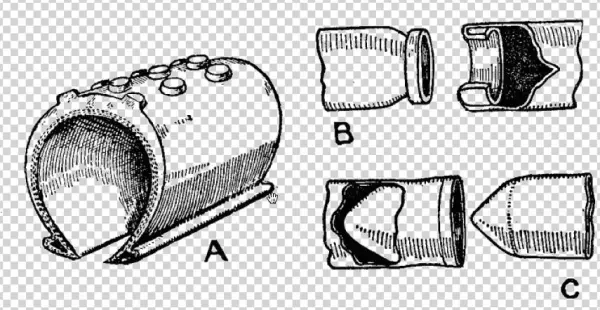 Early Tire And Inner Tube Construction - Sketch