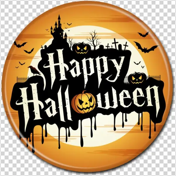 Halloween Button - - Collie Rough In Pumpkin Happy Halloween T-shirt- Halloween