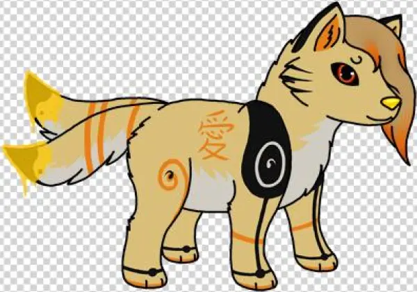 Has Hair, Normal Ears, A Jewel Nose , Normal Paint - Cartoon