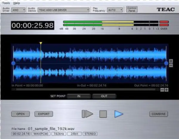 Hi-res Editor Main R640x320 \ - Teac Corporation