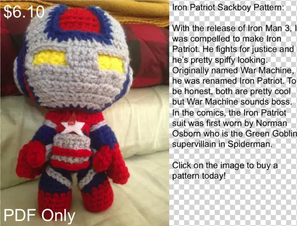 Ironpatriotsackboy - Stuffed Toy
