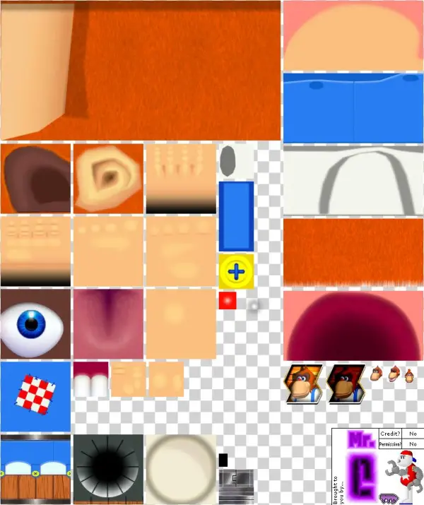 Lanky Kong - Sprites