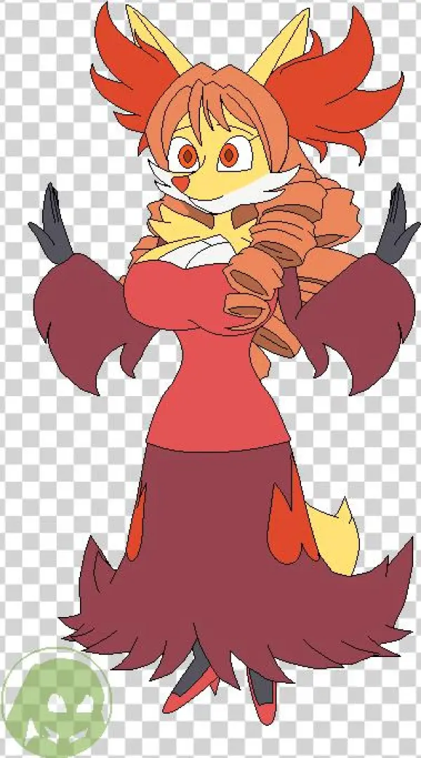 Mammal Vertebrate Fictional Character Cartoon Clip - Delphox