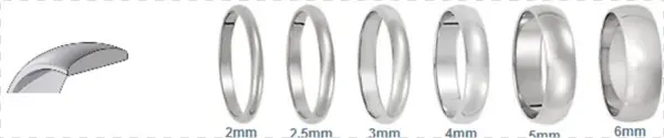 Modelos Anillos Matrimonio Media Caña Leve Plana - Men's 10k Yellow Gold 6mm Traditional Plain Wedding