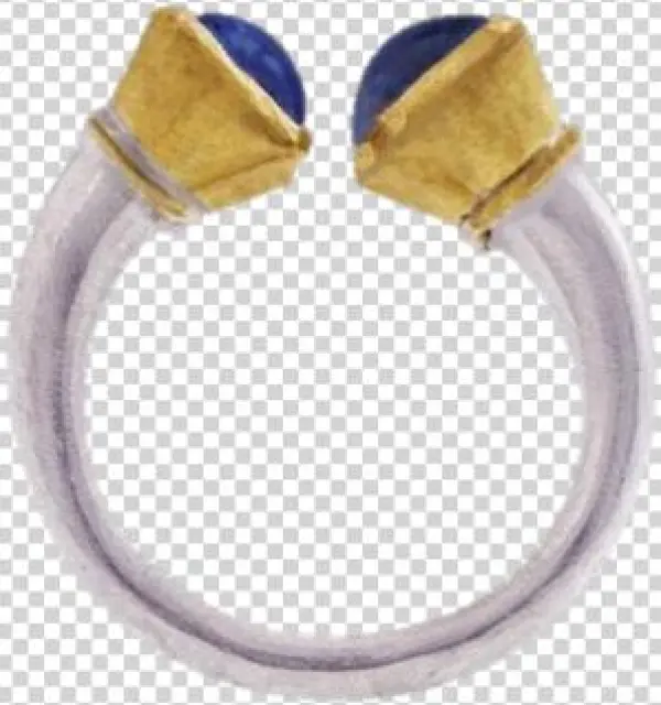 Moonstone Gold & Silver Ring - Silver