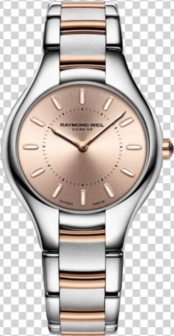 Noemia Rose Gold Dial Watch 32mm - Raymond Weil Noemia Stainless Steel Womens Watch -