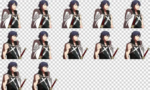 Sweaty Chrom - Black Hair