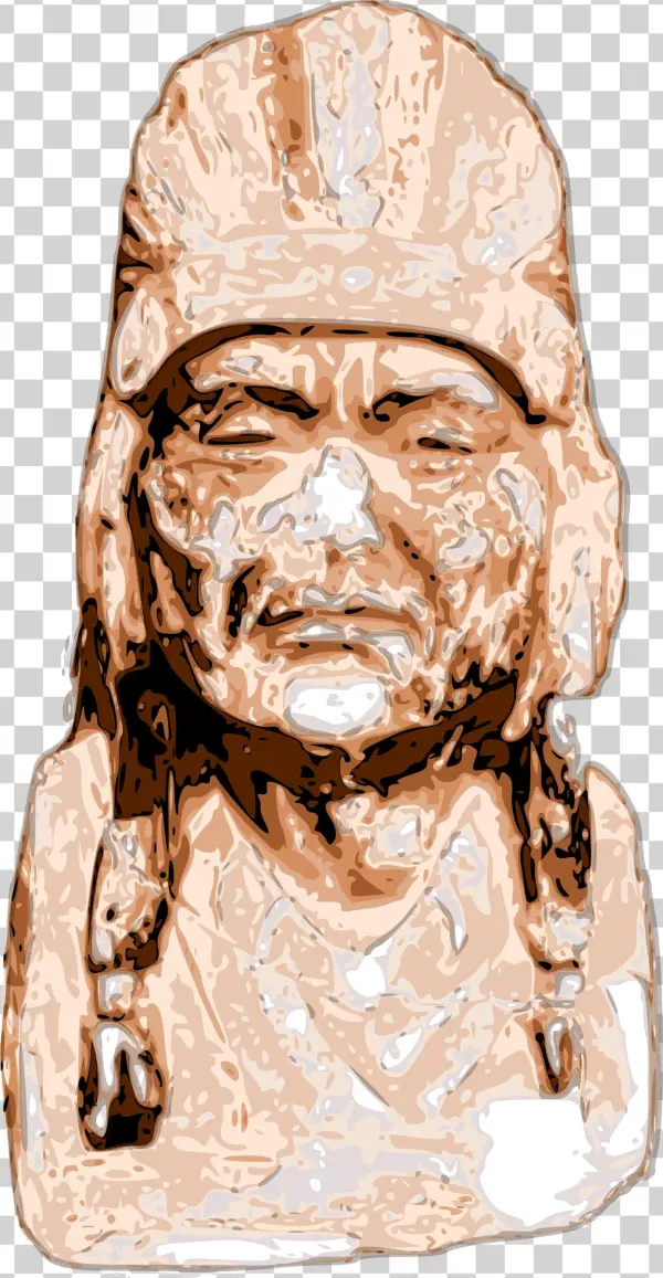 This Free Icons Png Design Of Simplied Indian Head