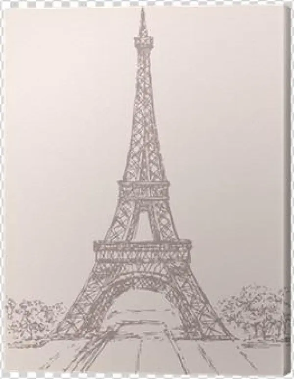 Vector Drawing From A Series Of Landmarks - Этим Вечером Я Буду Неотразима. Не Все Француженки