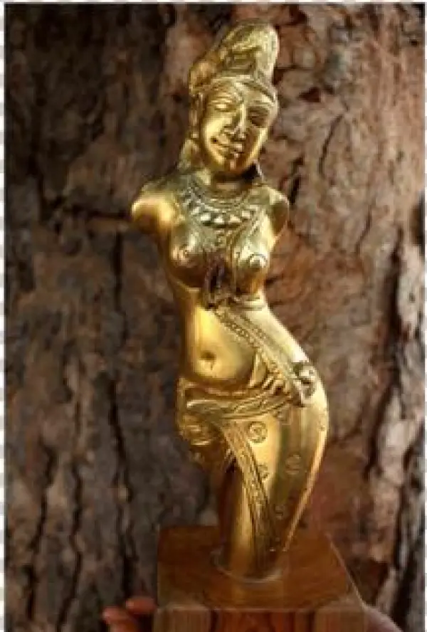 Bell Metal Shalabhajika - Statue