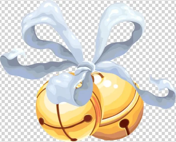 Cartoon Yellow Bell Png Element - Portable Network Graphics