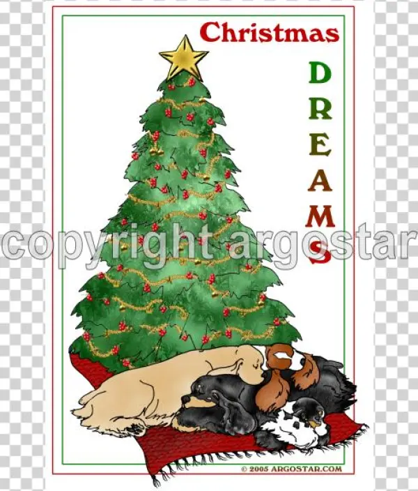 Cocker Spaniel Christmas Dreams