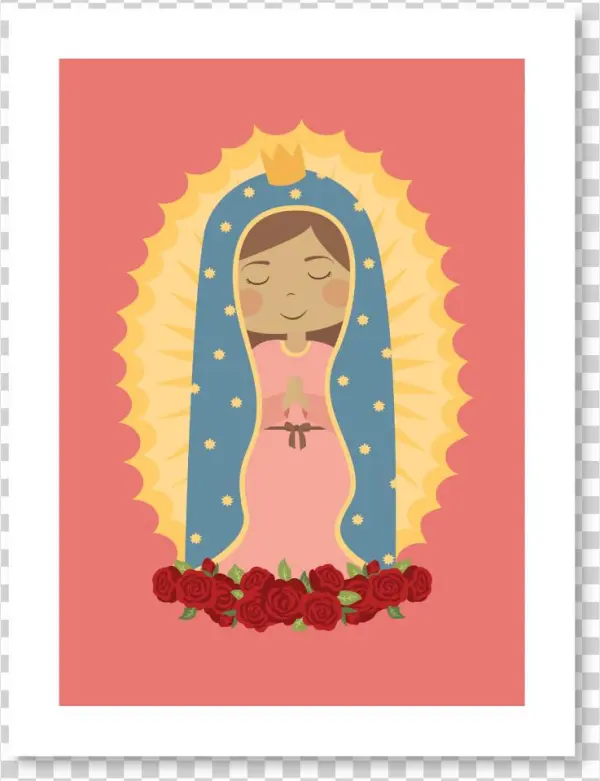 Lil' Guadalupe Print - Guadalupe: First Words/primeras Palabras By Patty Rodriguez