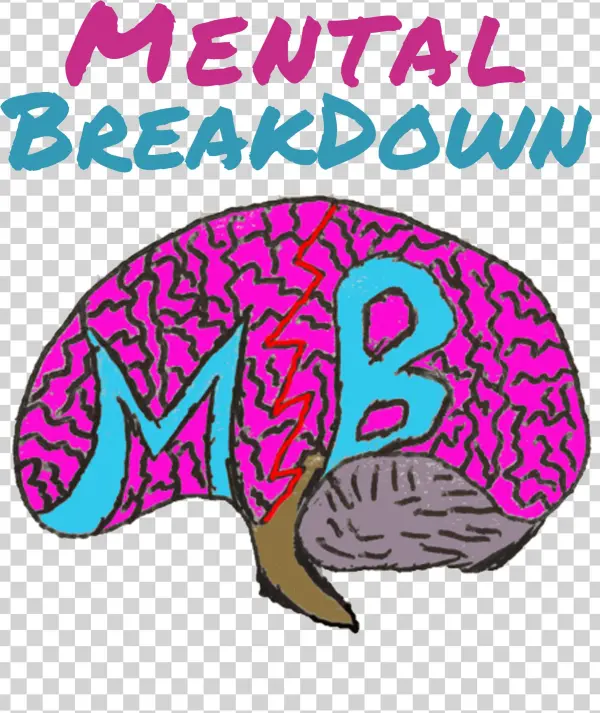 Mental Breakdown Point Blank Hoodie - 3drose Break A Leg Xoxo. Theater, Actor, Show Business