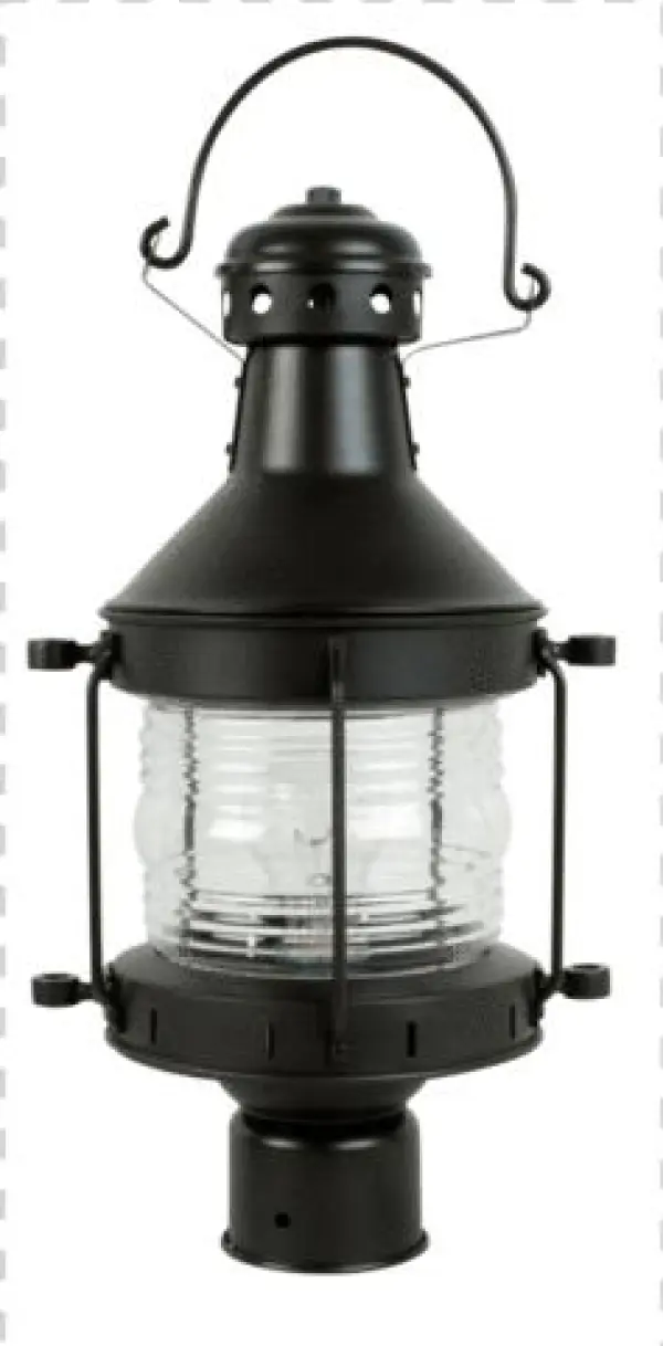 Outdoor Post Burnished Cooper And Clear Glass 19 1 - Craftmade Nautical 1 Light Lantern Head; Burnished
