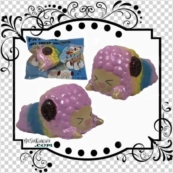 Patpatzoo Baby Sheep Sheep Rainbow Squishy - Tim Holtz Stamper's Anonymous Collection Stamp &
