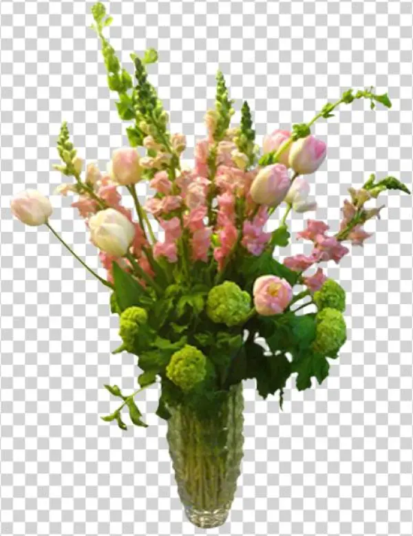 Pink & Green Springtime - Bouquet