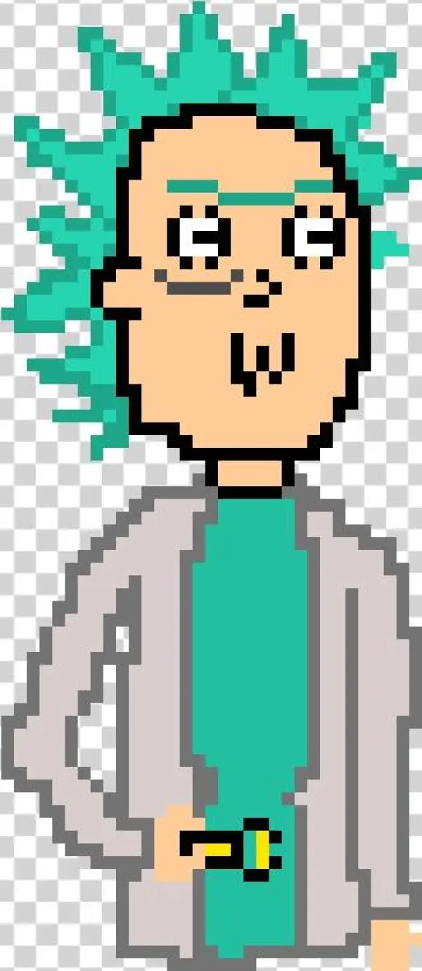 Rick With A Taser - Cartoon