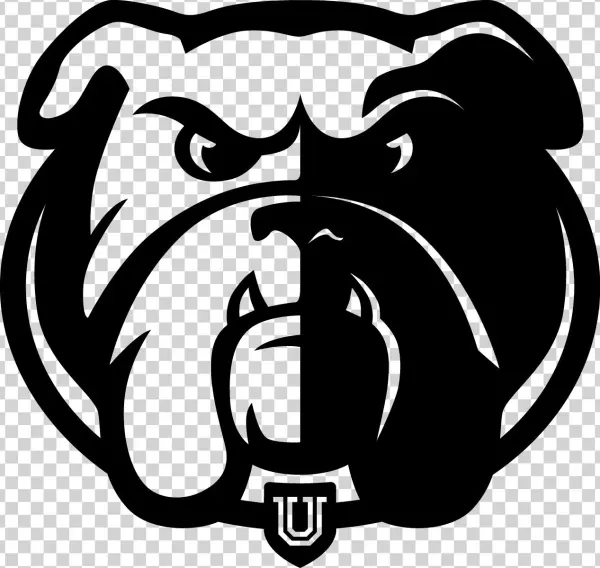 Uu Mascot Black - Mascot Logo Black And White