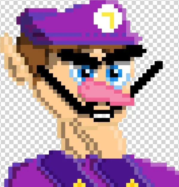 Waluigi - Cartoon