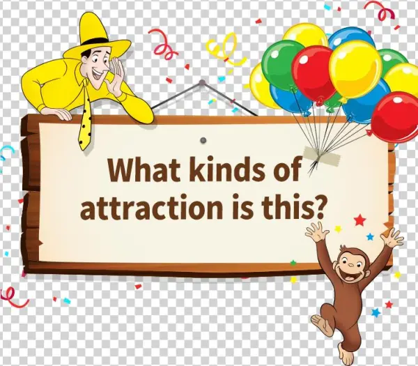 What Kinds Of Attraction Is This - Roommates Rmk1082gm Curious George Peel & Stick