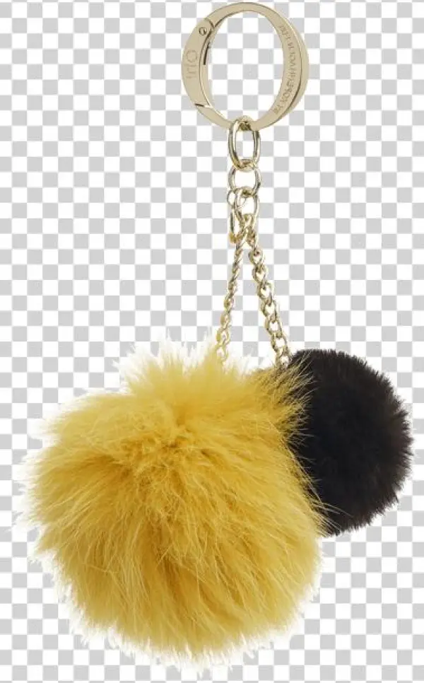 Alivia Pom Pom Black - Keychain
