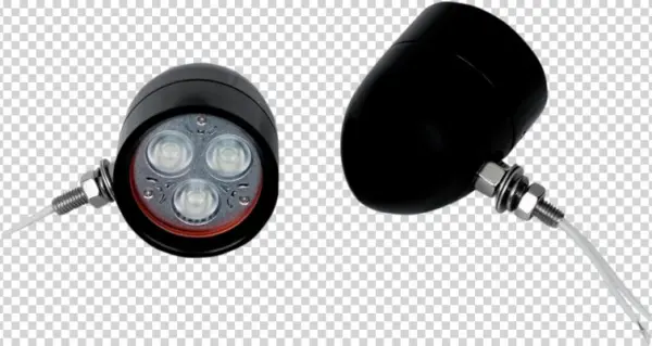 Black Cool Magic Billet Bullet Led Driving Lights - Custom Dynamics Black Magic Billet Bullet Led Driving