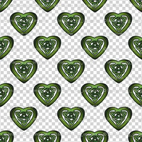 Celtic Knot Hearts - Ornament