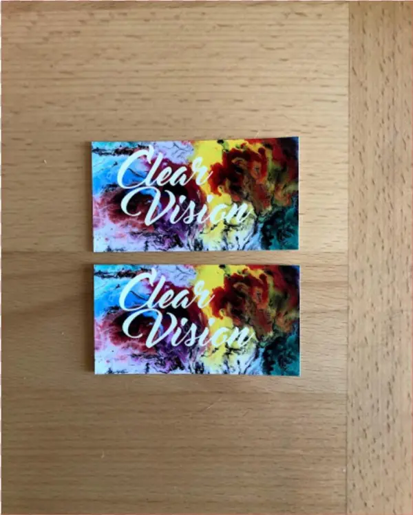 Clear Vision Splatter Sticker