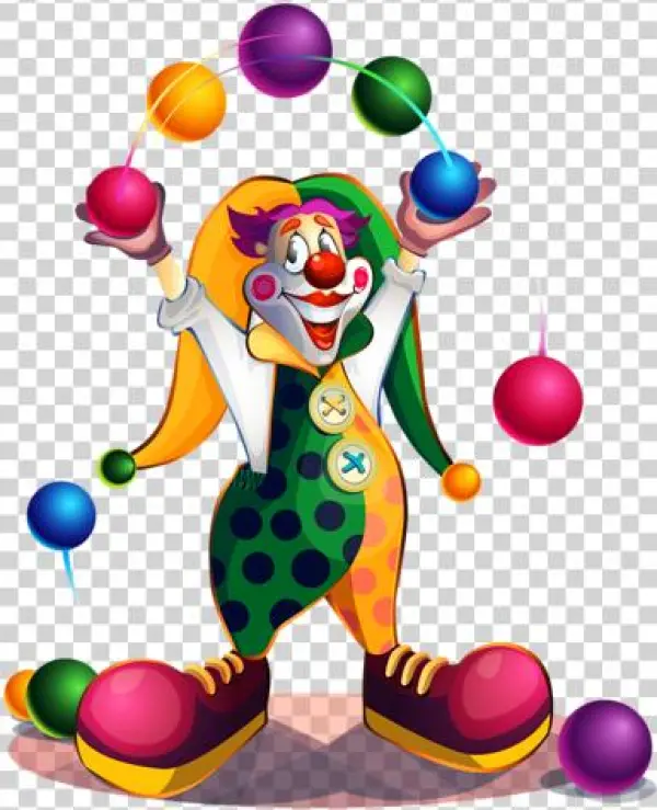 Clowns - Quenalbertini - Circus - Clipart - Photo, - Portable Network Graphics