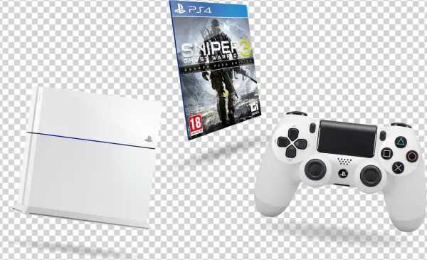 Console, Game & Controller - Sony Playstation Dualshock 4 Control Pad - Glacier