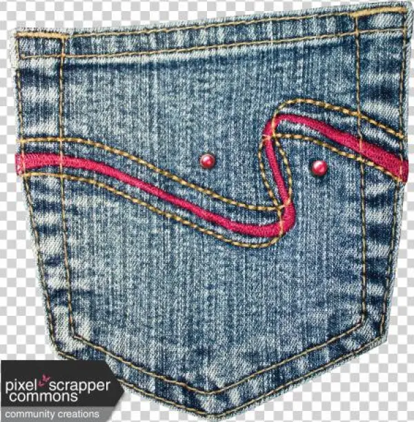 Denim Pocket - Digital Scrapbooking