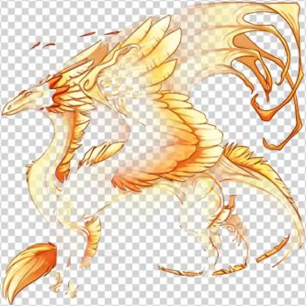 Firebird Feathers Transparent - Transparent Firebird