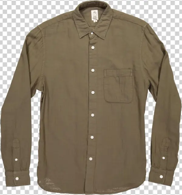 Gauze Ls Shirt, Military Green