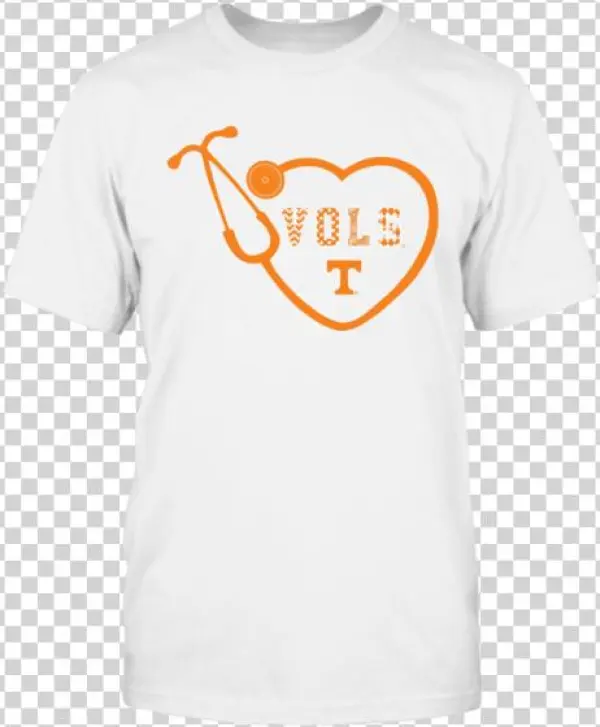 Heart Stethoscope Patterned Letters Tennessee Volunteers - Lincoln Is My Homeboy T-shirts & Hoodies | I Love