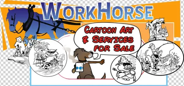 Here At Workhorse, While We Do Take Our Work Seriously - Cartoon