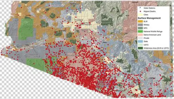 <migrant Death Map - Map