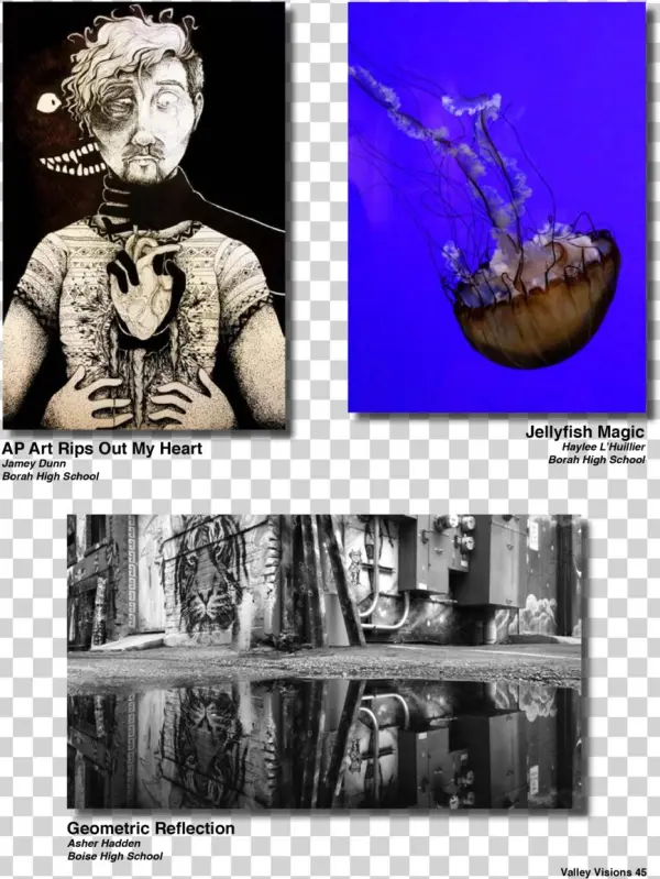 Neon Thoughts Seth Nims Boise High School Ap Art Rips - Boise