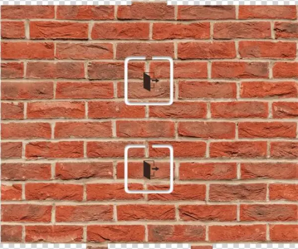 Red Brick Wall - Typhoon Glasschneidebrett Typhoon