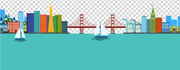 Skyline Vector - Sail