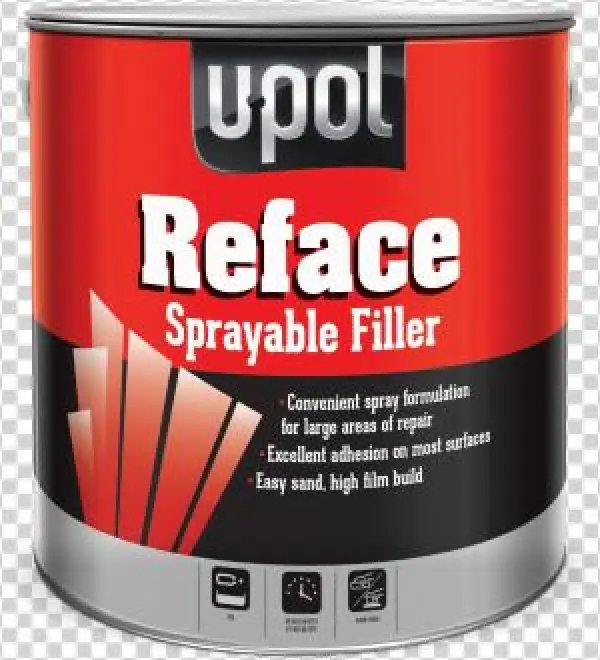 U-pol Reface Polyester Spray Filler - U-pol Panel Wipe Up2012 System20 Fast Degreaser 20