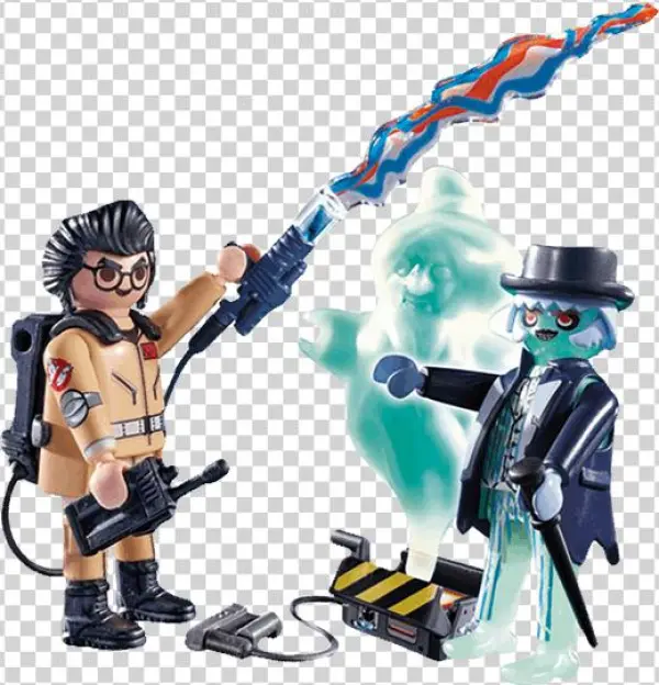 1 Of - Playmobil Spengler And Ghost