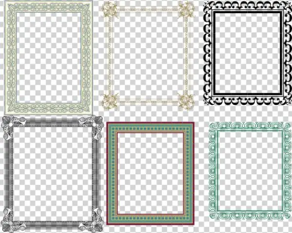 Artistic Frames Svg Clip Arts 600 X 493 Px