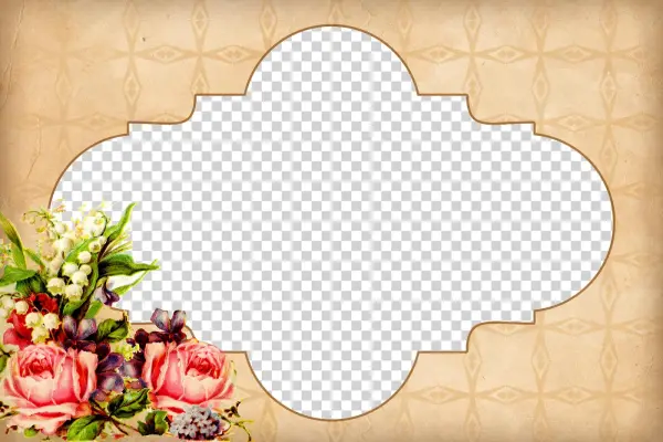 Banco De Imágenes - Liebe Sie Vintage Blüten-karte Grußkarte