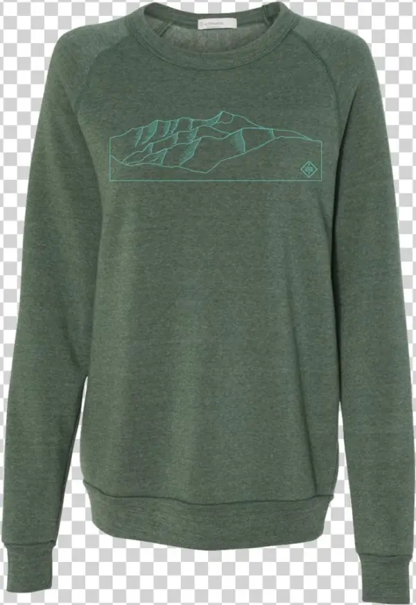 Chief Peak Mountain Range Crew Neck Fleece