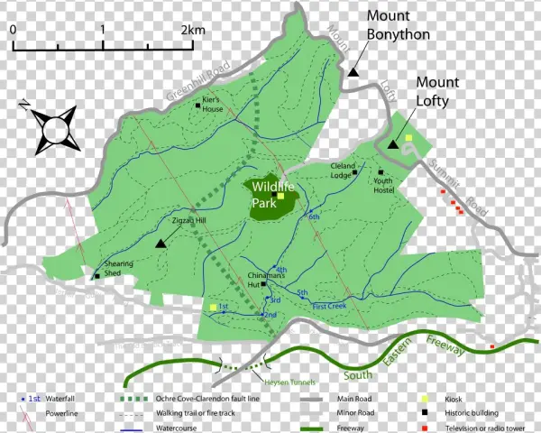 Cleland Conservation Park - Maps Of Mount Lofty