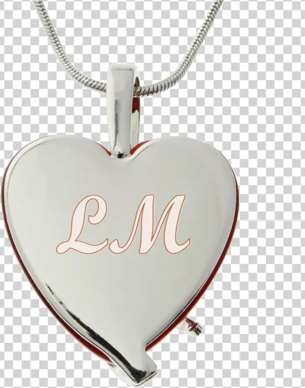 Colgante Corazón Rojo Con Cristales Swarovski - Collier Coeur & Cristaux Swarovski