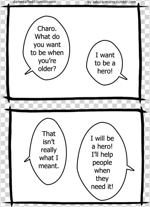 Dame Daffodil Charo Flores Signal Boosting So Cute - Cartoon